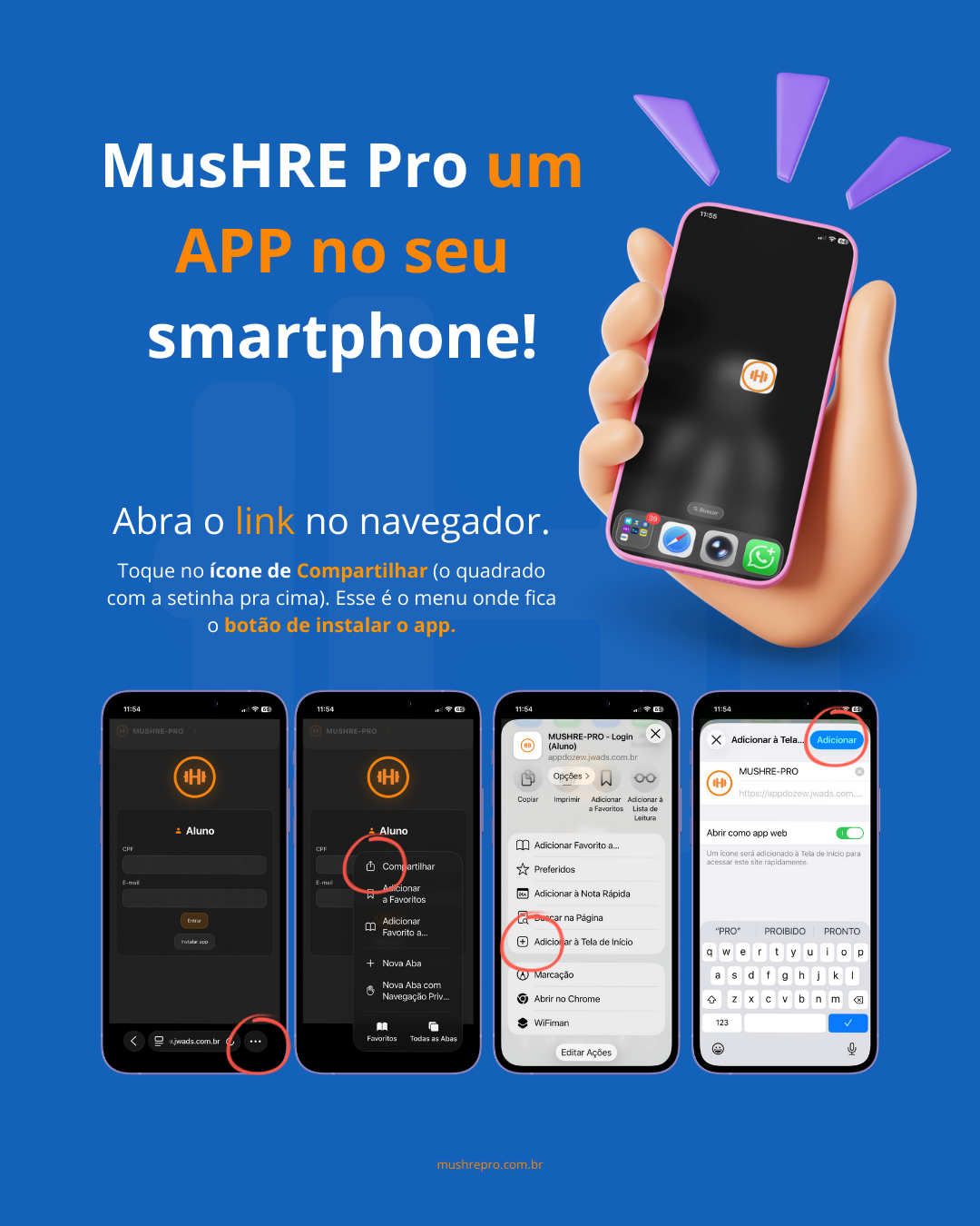 Tutorial de instalação do aplicativo
